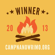 2013 Camp NaNoWriMo Winner Badge